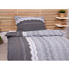 Krepové povlečení Deluxe 140x200+70x90 Ekinoks šedá