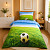 3D povlečení 140x200+70x90 Fotbal