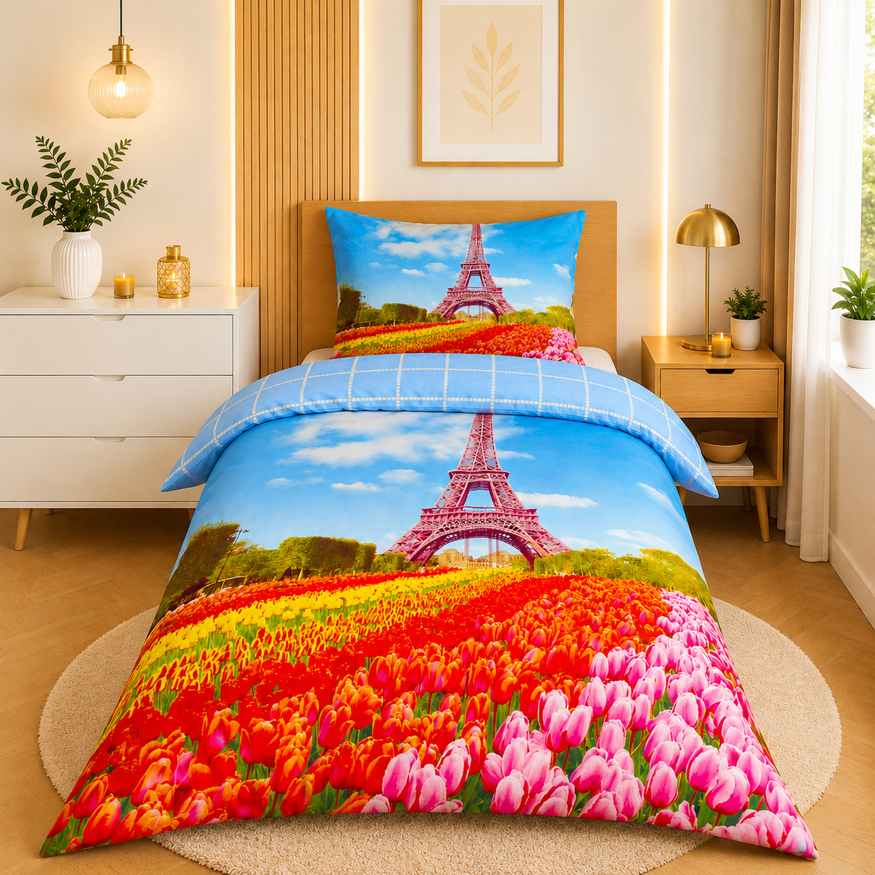 TP 3D povlečení 140x200 + 70x90 - Paříž