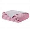 Dekorační přehoz na postel SOFTA 240x260 - Růžovo-stříbrný