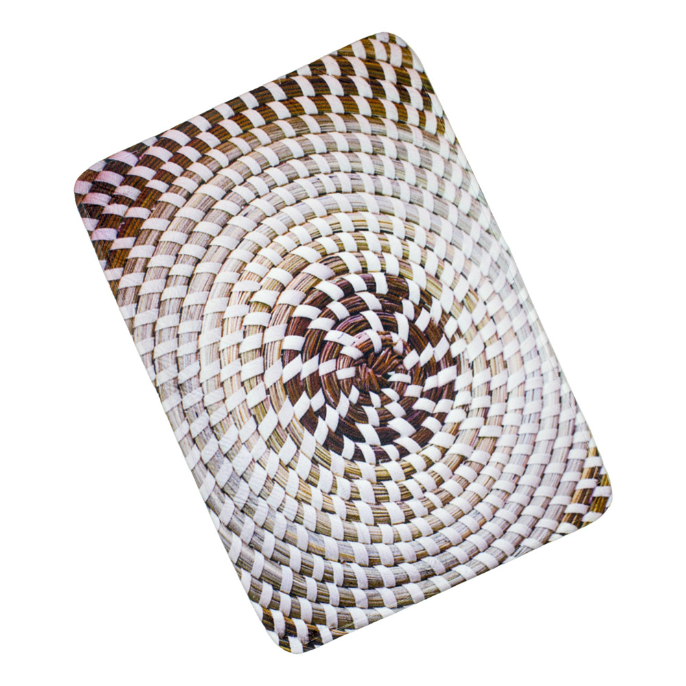 TP 3D Podlahová předložka 50x70 Proutěná spirála