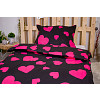 Povlečení DeLuxe 140x200+70x90 Srdce