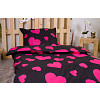 Povlečení DeLuxe 140x200+70x90 Srdce