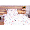 Polybavlněné povlečení DeLuxe 140x200+70x90 Barevní motýli