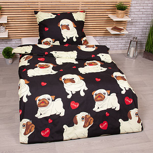 Microtop povlečení 140x200+70x90 - Bulldogs