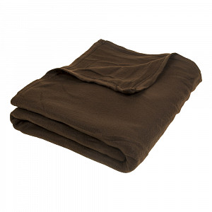 Fleecová deka Old English 150x200 Tmavě hnědá