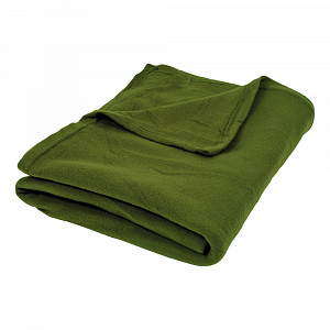 Fleecová deka Old English 150x200 Tmavě zelená