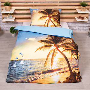 3D povlečení 140x200+70x90 - Sunset