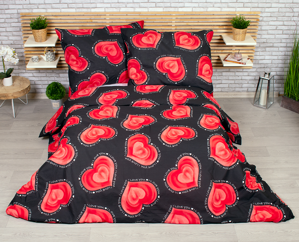 Fotografie TP Francouzské povlečení 220x200+2x70x90 - Valentýn