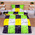 Polybavlněné povlečení DeLuxe 140x200+70x90 Limetkové šachy