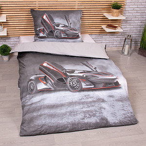 3D povlečení 140x200+70x90 - Supersport