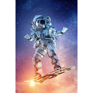 Fleecová deka 100x150 - Astronaut