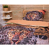 3D povlečení 140x200+70x90 Leopard
