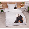 3D povlečení 140x200+70x90 Panda