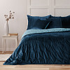 Oboustranný prošívaný přehoz na postel DAISY 220x240 - Tmavě modrý/světle modrý