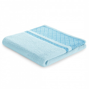 Luxusní froté ručník VOLIE 50x90 - Světle modrý