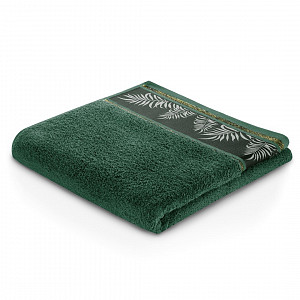 Luxusní froté ručník PAVOS 50x90 - Tmavě zelený