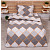 Krepové povlečení Deluxe 140x200+70x90 Káry tmavě šedé