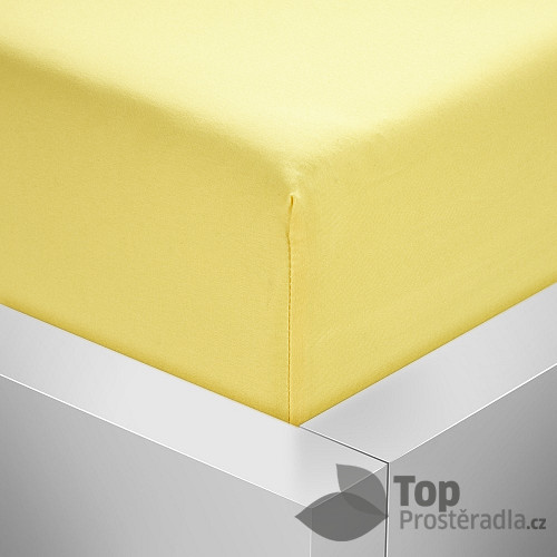 Microtop prostěradlo Comfort 90x200 - Žlutá