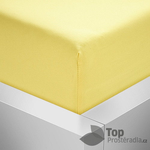 Microtop prostěradlo Comfort 180x200 - Žlutá