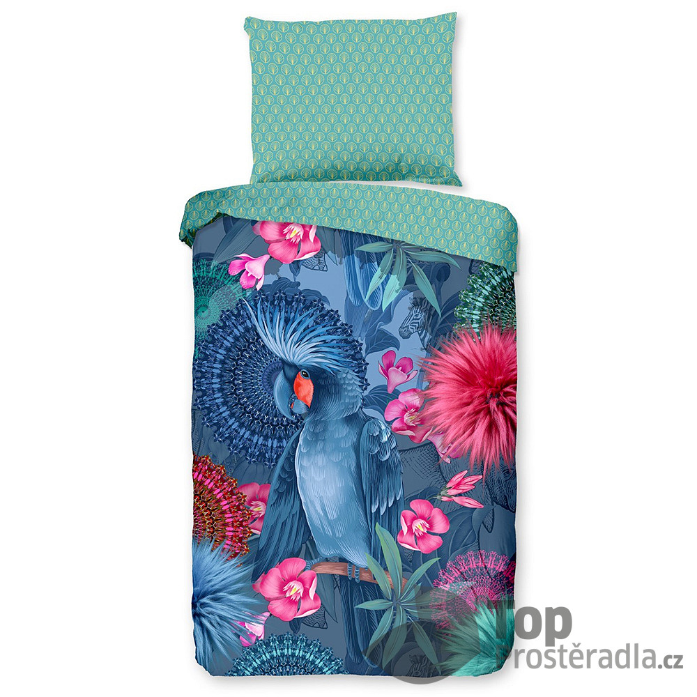 TP Povlečení bavlněný satén HIP DeLuxe 140x200+70x90 Ofelia