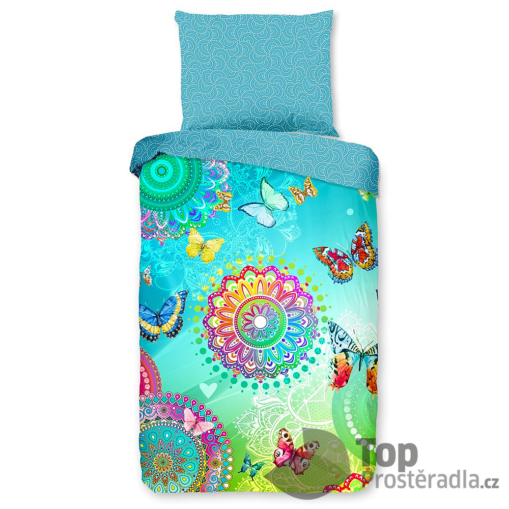 TP Povlečení bavlněný satén HIP DeLuxe 140x200+70x90 Mystic