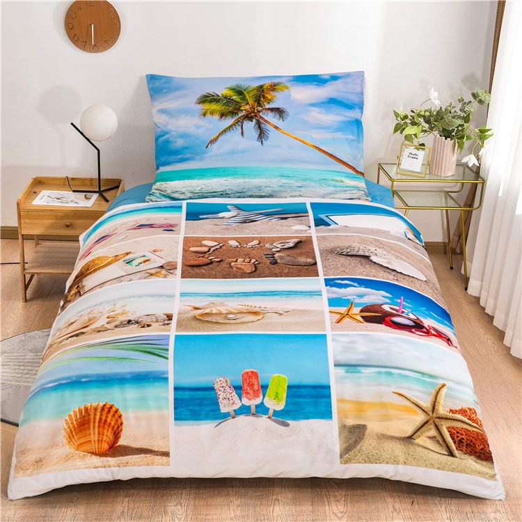 TP 3D povlečení 140x200+70x90 - Koláž holiday