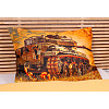 3D povlečení 140x200+70x90 Tank