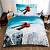 3D povlečení 140x200+70x90 Snowboard