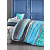 Prodloužené krepové povlečení DELUXE 140x220+70x90 Miranda tyrkysová