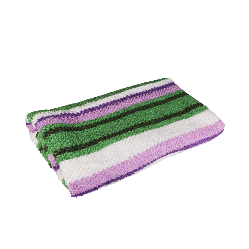 TP Froté osuška 70x140 - Pruhy zeleno-fialové