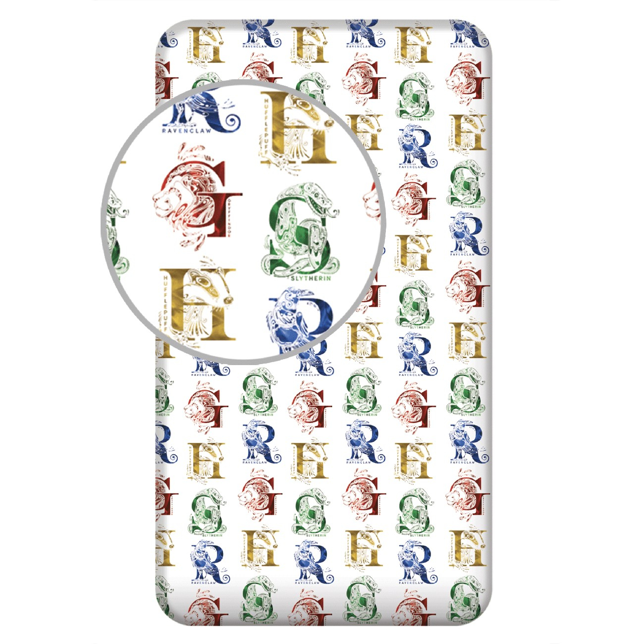 Fotografie TP Dětské bavlněné prostěradlo 90x200 Harry Potter