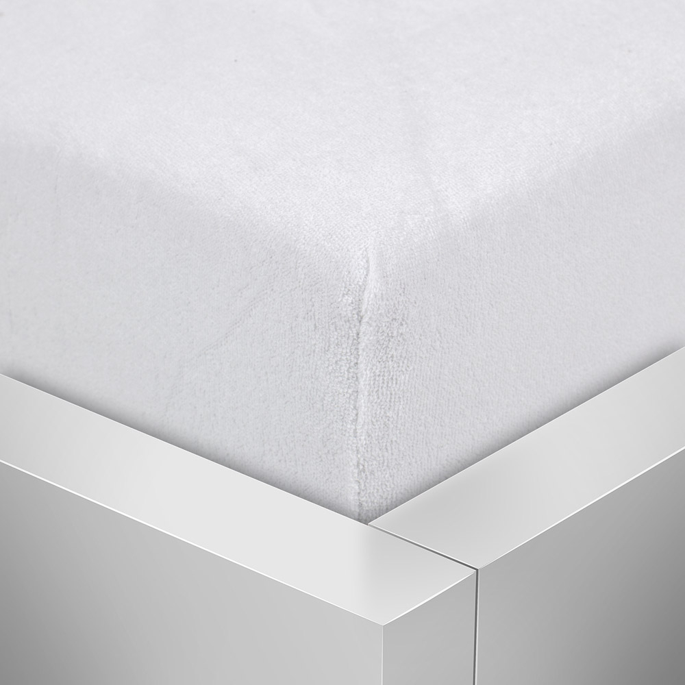 TP Nepropustné froté prostěradlo Premium 90x200 - Bílé