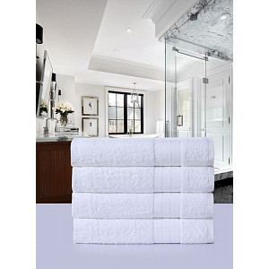 Dárkové balení froté ručníků 4 kusy - Bílá