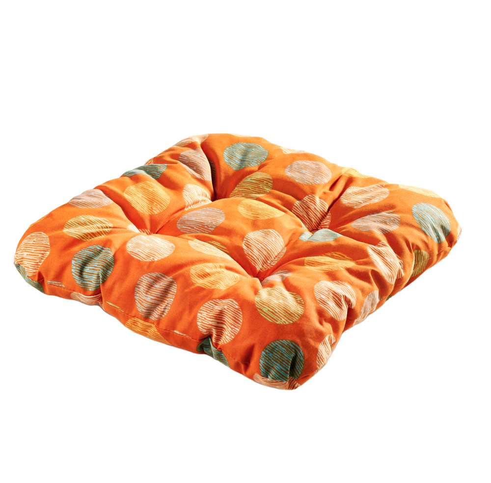 TP Sedák 40x40 Oranžová kolečka