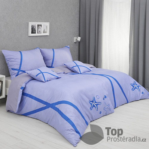 Třídílná sada povlečení Microtop 140x200+70x90+40x40 - Hvězdice