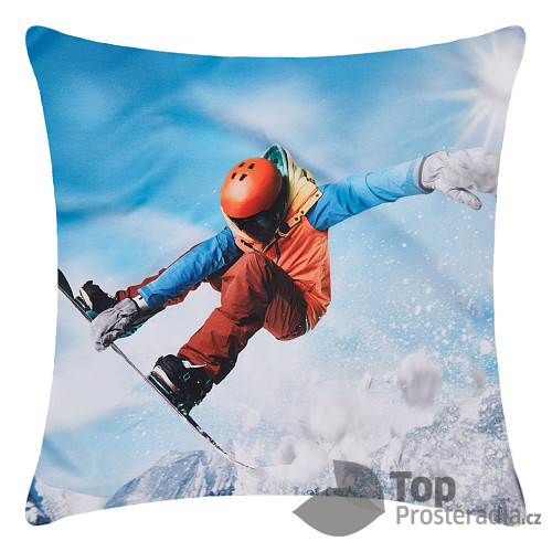 Set 3D povlak 45x45 - Snowboard + polštář