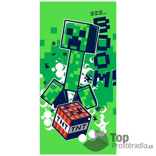 Osuška 70x140 - Minecraft Boom