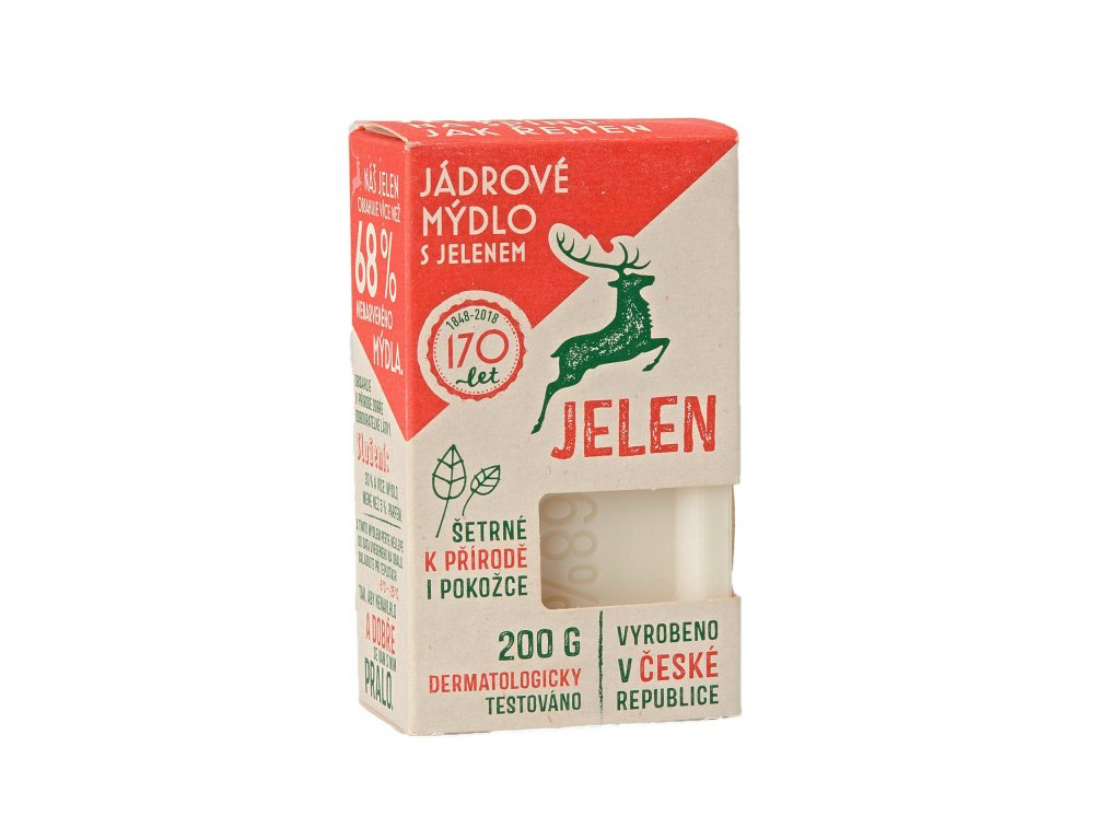 Jádrové mýdlo Jelen 200g