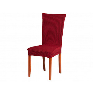 Univerzální elastický potah na židli manšestr - Červená