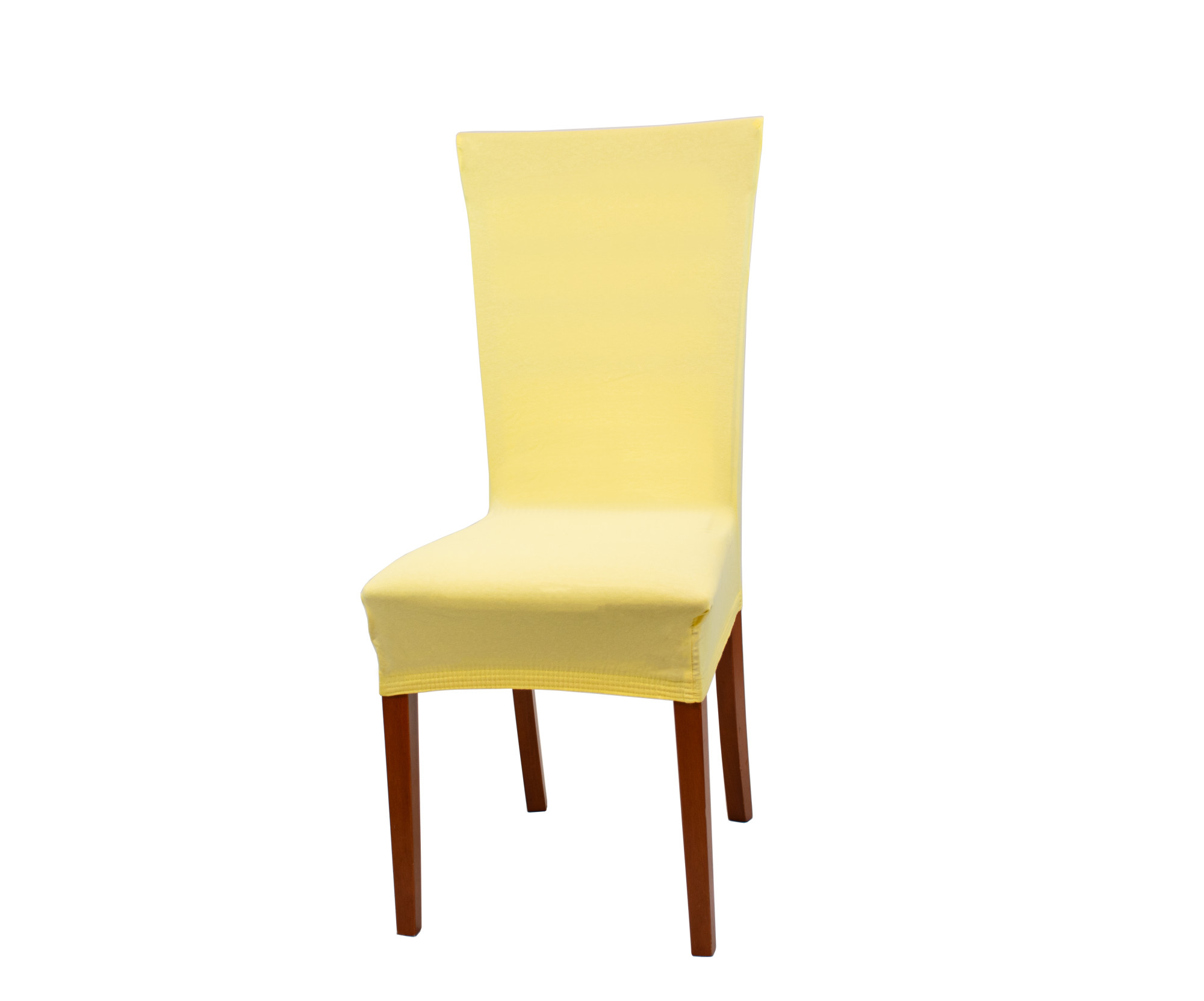 Univerzální elastický potah na židli Jersey - Žlutá