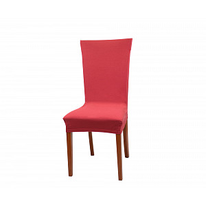 Univerzální elastický potah na židli Jersey - Červená