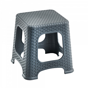 Plastová stolička malá - tmavě šedá
