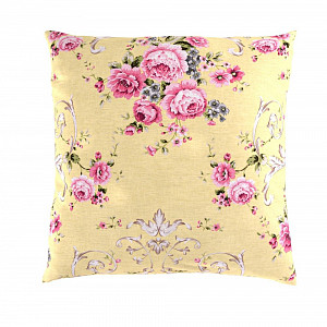 Bavlněný povlak na polštář PROVENCE COLLECTION 50x70 CLER žlutá