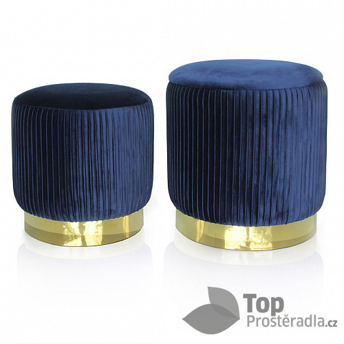 Set taburetů ARYA 2 kusy - Navy