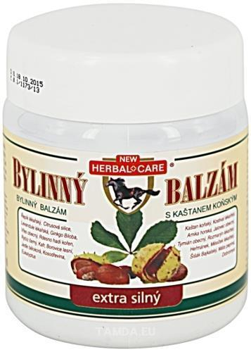 Fotografie Bylinný balzám s kaštanem koňským - extra silný 500ml