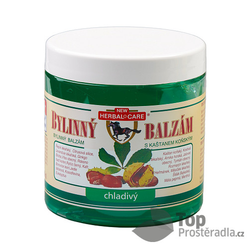 Bylinný balzám s kaštanem koňským - chladivý 500ml