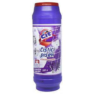 Cit čistící písek na nádobí levandule, 500g