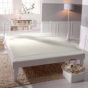 Jersey prostěradlo 220x200 Premium - Bílá