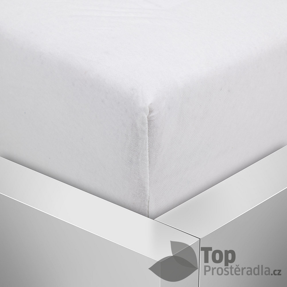 TP Jersey prostěradlo Premium 190g/m2 220x200 Bílá